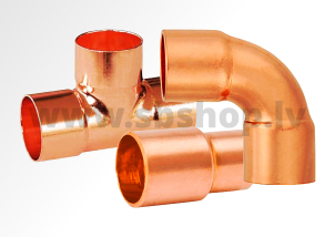 Copper soldering fittings