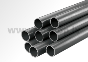 Black and galvanised steel pipes