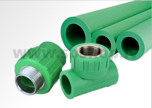 Green PP-R pipes and fittings